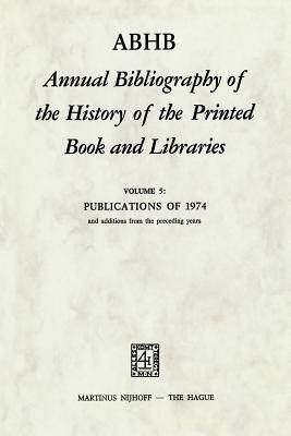 预订 ABHB Annual Bibliography of the History of the Printed Book and Libraries