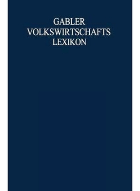 预订 Gabler Volkswirtschafts Lexikon: 9783322899767