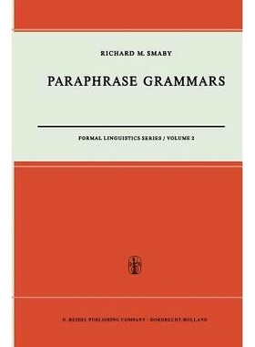预订 Paraphrase Grammars: 9789401033404