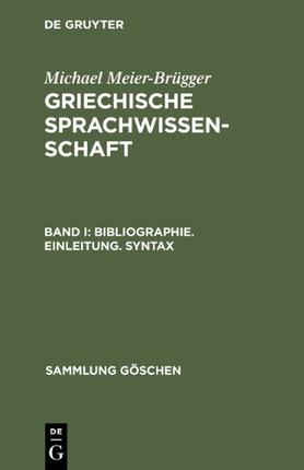 【预订】Bibliographie. Einleitung. Syntax 9783110125504