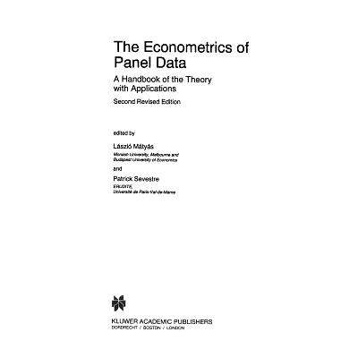预订 The Econometrics of Panel Data: A Handbook of the Theory with Applications 面板数据计量经济学-理论与应用手册: 97894
