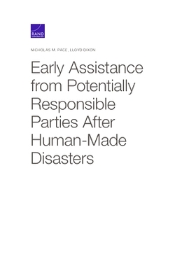 预订 Early Assistance from Potentially Responsible Parties After Human-Made Disasters: 9781977403803