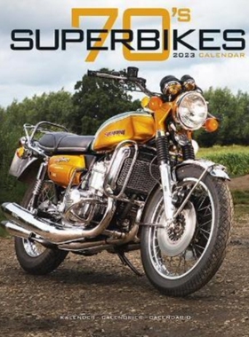 【预订】70’S Superbikes 2023 Wall Calendar 9781839418235