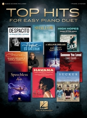 【预订】Top Hits for Easy Piano Duet with Recorded Accompaniments: 1 Pia*Hands [With Digital Audio]