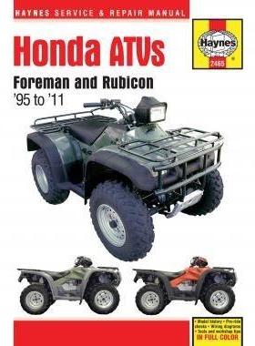 [预订]Honda ATVs Foreman & Rubicon (95 - 11) Haynes Repair Manual 9781620921975