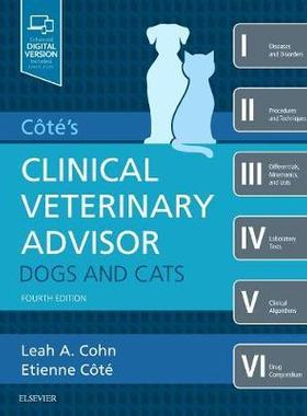 [预订]Cote’s Clinical Veterinary Advisor: Dogs and Cats 9780323554510