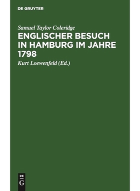 预订 Englischer Besuch in Hamburg im Jahre 1798: Wie zwei große englische Dichter nach Hamburg reisten und was sie dort