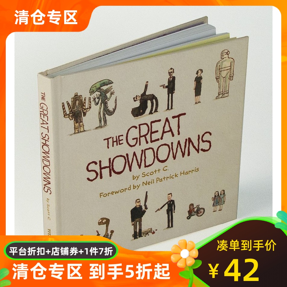 英文原版 Scott Campbell的异想电影插画 The Great Showdowns