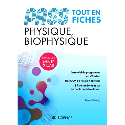 预订 Physique, biophysique, Pass : tout en fiches 物理、生物物理学、及格：一切*在表格中: 9782100828937