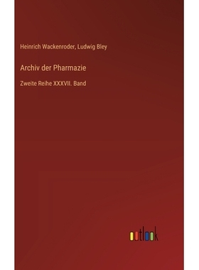 预订 Archiv der Pharmazie: Zweite Reihe XXXVII. Band: 9783368547073