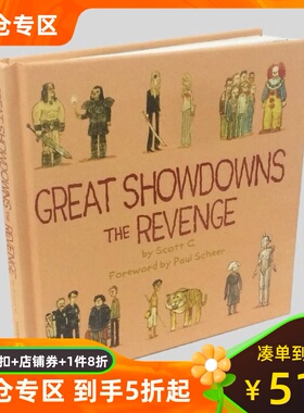 英文原版 Scott Campbell的异想电影插画：复仇 Great Showdowns: The Revenge
