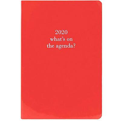 【预售】Glossy Red 2020 Leatherette Planner