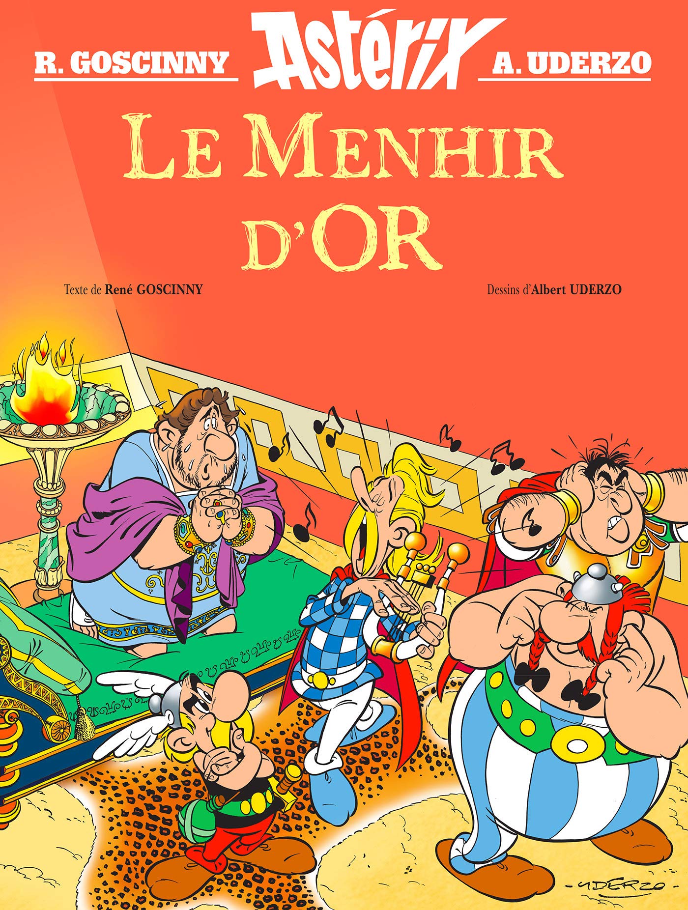 法语原版 Astérix hors collection: Le menhir d’or高卢英雄历险记番外：金色的门法国比利时经典漫画-封面