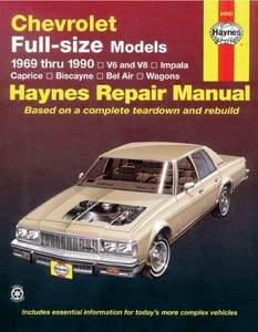 [预订]Chevrolet full-size V6 & V8 petrol, Impala, Caprice, Biscayne, Bel Air, Kingswood & Townsman (1969-1 9781850106364