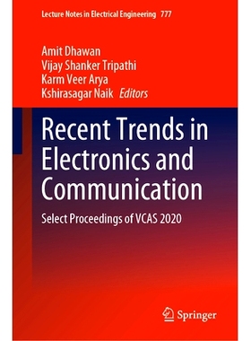 预订 Recent Trends in Electronics and Communication: Select Proceedings of VCAS 2020 电子与通信*趋势：VCAS会议 2020 / 会