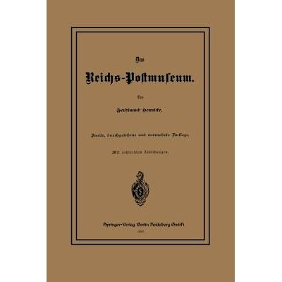 预订 Das Reichs-Postmuseum: 9783662388402