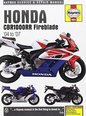 [预订]Honda CBR1000RR Fireblade (04 - 07) Haynes Repair Manual 9781785212970