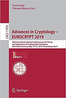 【预售】Advances in Cryptology – EUROCRYPT 2019