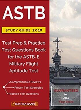 【预售】Astb Study Guide 2018: Test Prep & Practice Test Questions Book for the Astb-E Military Flight Aptitude Test