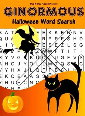预订 Ginormous Halloween Word Search: 9781539317173