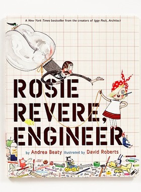 现货 精装 英文原版 罗西想当发明家 梦想行动派 STEM绘本 Rosie Revere, Engineer