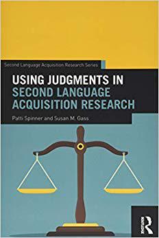 【预售】Using Judgments in Second Language Acquisition Research