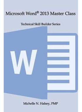 预订 Microsoft Word 2013 Master Class: 9781640041615