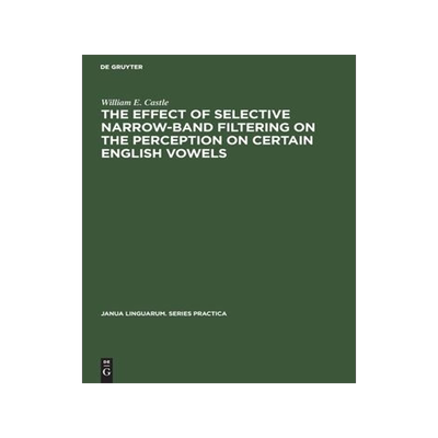 [预订]The Effect of Selective Narrow-Band Filtering on the Perception on Certain English Vowels 9783112307540
