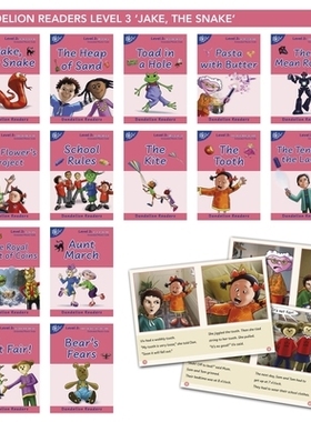 预订 Phonic Books Dandelion Readers Vowel Spellings Level 3: Four to five spellings for each vowel sound 蒲公英读本《自