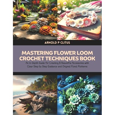 预订 Mastering Flower Loom Crochet Techniques Book: An In Depth Guide for Creating 8 Beautiful Accessories with Clear St