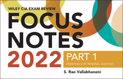 【预订】Wiley Cia 2022 Part 1 Focus Notes: Essentials Of Internal Auditing 9781119846338