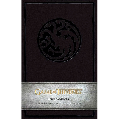现货 权力的游戏 龙之家族 塔格利安笔记本 英文原版 Game of Thrones: House Targaryen Hardcover Ruled Journal