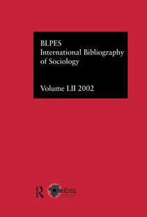 预订 Sociology 2002 Vol.52 IBSS