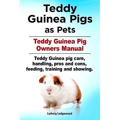 预订 Teddy Guinea Pigs as Pets. Teddy Guinea Pig Owners Manual. Teddy Guinea pig care, handling, pros and cons, feeding,