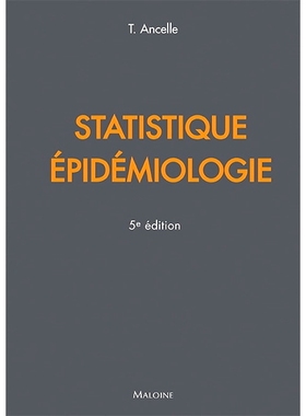 预订 Statistique épidémiologie 流行病学统计: 9782224036645