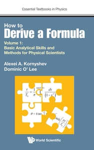 【预订】How to Derive a Formula