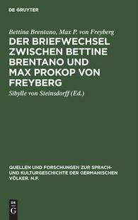 9783110036183 von Bettine Briefwechsel Freybe und Der Max Prokop Brentano 预订 zwischen