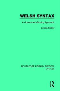 Syntax Welsh 预订 Approach Government Binding