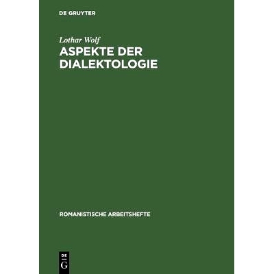 预订 Aspekte der Dialektologie: Eine Darstellung von Methoden auf französischer Grundlage: 9783484500853