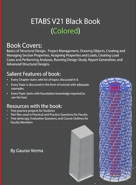 预订 ETABS V21 Black Book: (Colored)