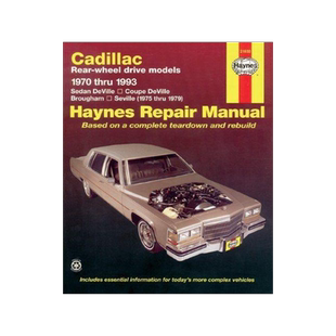 [预订]Cadillac RWD petrol DeVille/Coupe/Sedan DeVille (1970-1985), Brougham (1970-1993) & Seville (1975-19 9781563921650
