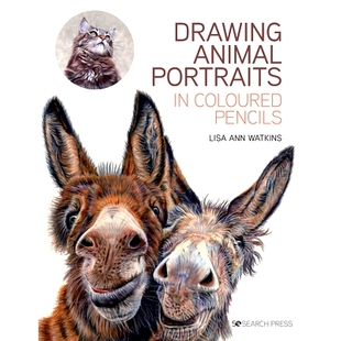 Drawing Coloured Animal Pencil Portraits 预订