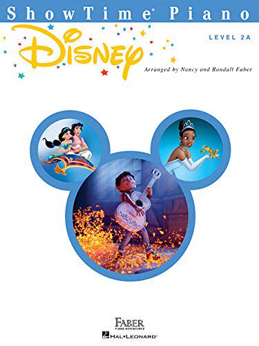 英文原版 钢琴表演：迪士尼歌曲，2A级 Showtime Piano Disney: Level 2A