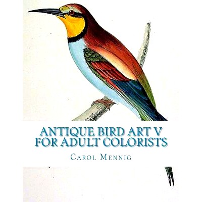 预订 Antique Bird Art V for Adult Colorists: 9781539515210