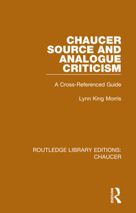 Analogue 预订 and Source Criticism Chaucer
