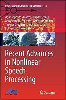 【预售】Recent Advances in Nonlinear Speech ...