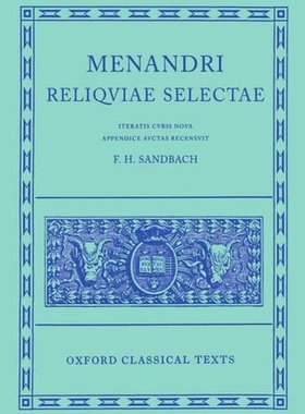 【预订】Menander Reliquiae Selectae