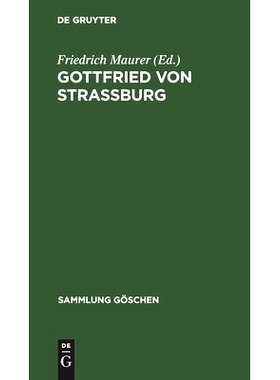 预订 Gottfried von Strassburg: 9783112304273