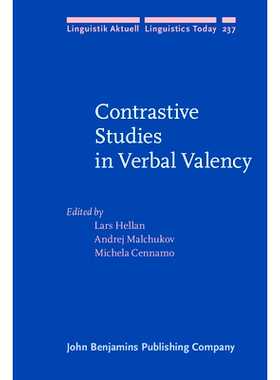 预订 Contrastive Studies in Verbal Valency. 动词配价的对比研究: 9789027257208