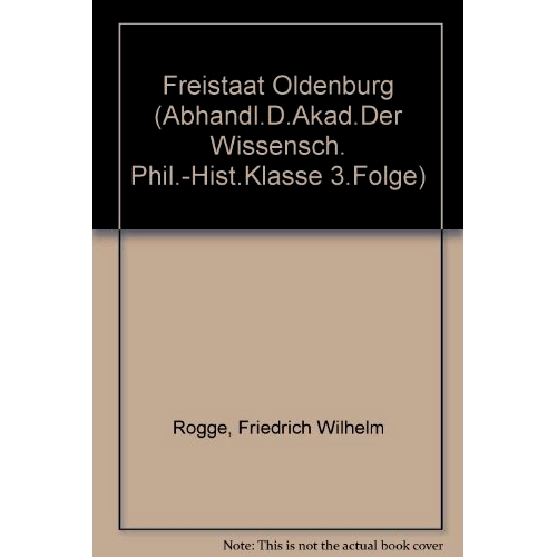 预订 Freistaat Oldenburg 奥尔登堡自由州: 9783525355275